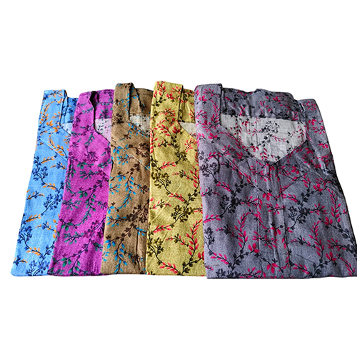 Ladies Zip Nighty - Color: Multi
