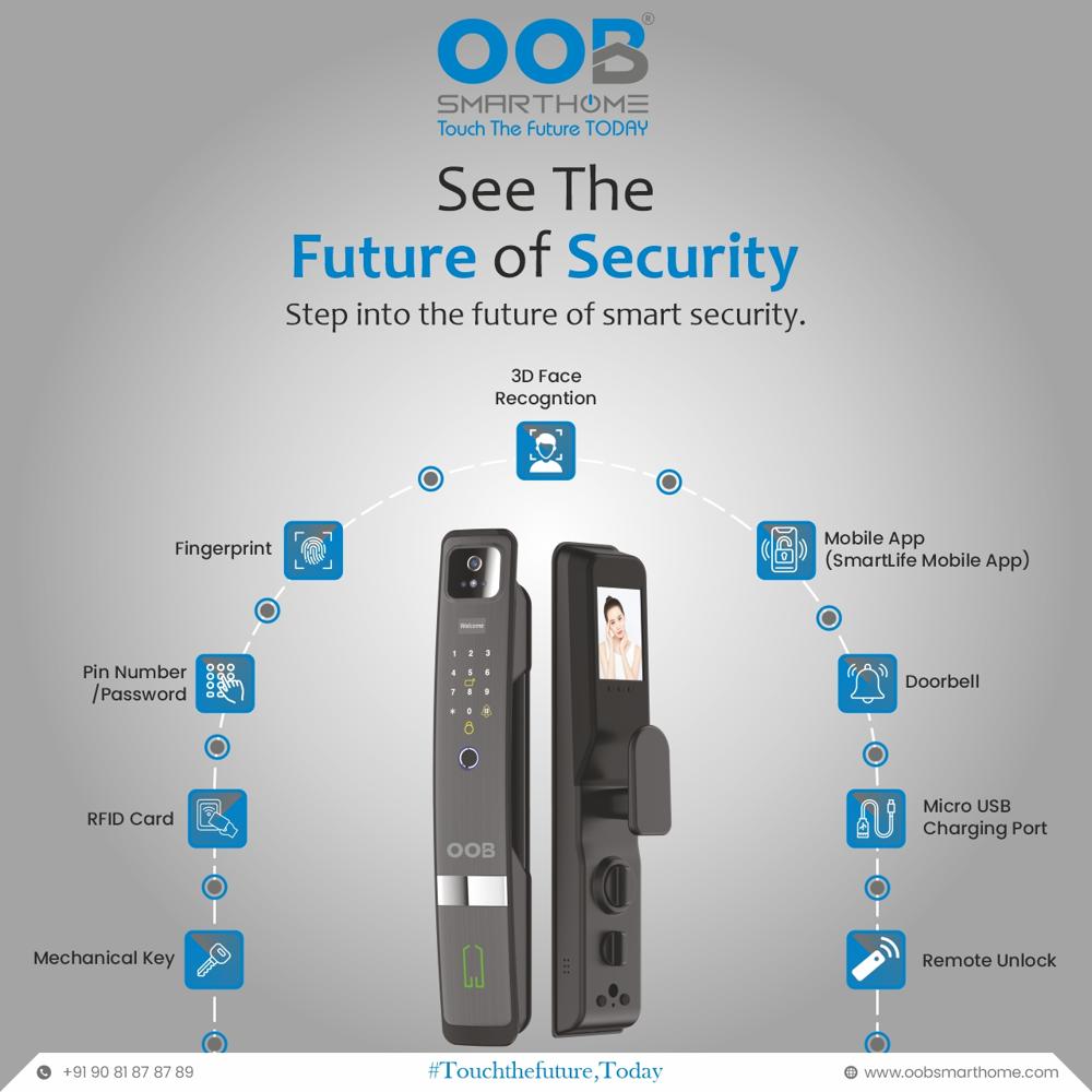 Smart Digital Door Lock - OOBDLS5