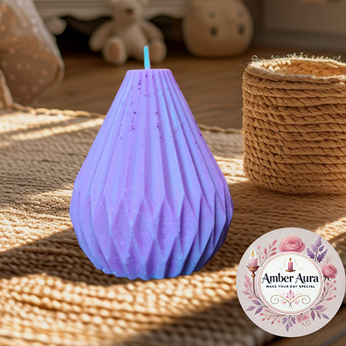 Decorative Candle - Color: Purple