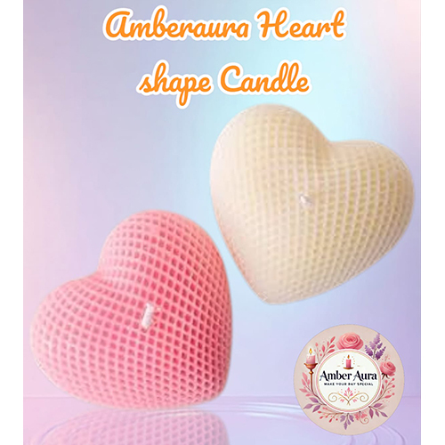 Heart Shape Candle - Color: Pink