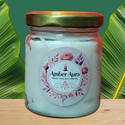 Mogra Scented Pure Soy Wax - Color: White