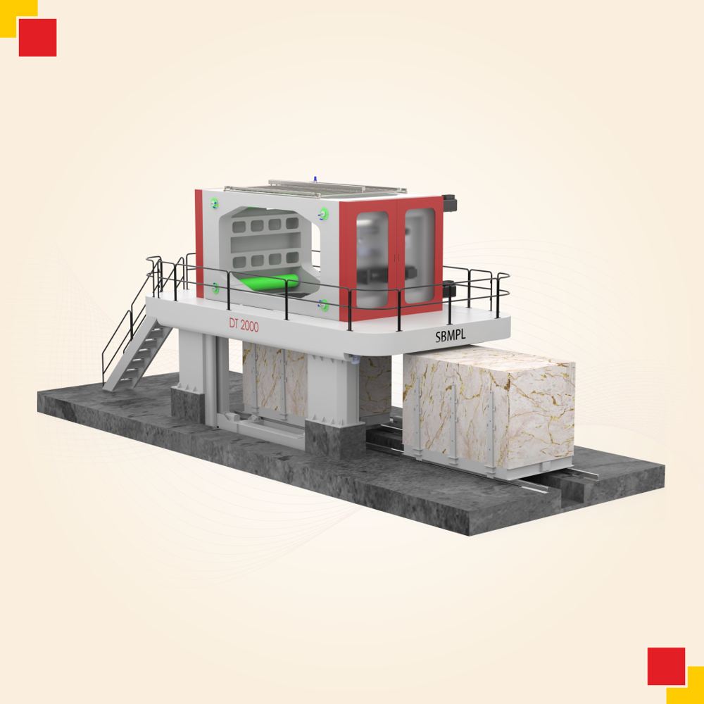 Dt2000 Thin Multi Wire Machine For Marble Block Cutting 0.5mm