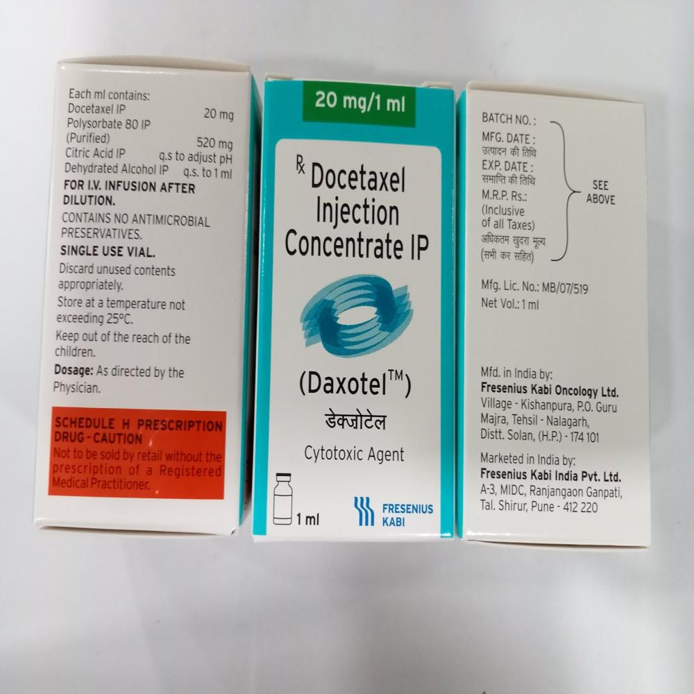 Daxotel Docetaxel Injection 20 mg