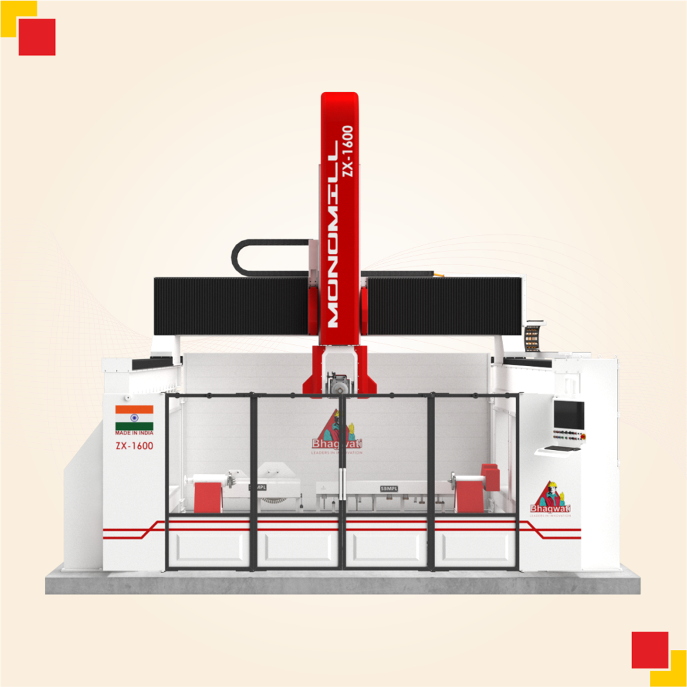 Zx Monumill For Granite Marble Monument, Sculpture Making 5/6 Axis Machine