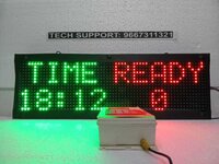 Token Display With Time And Ready