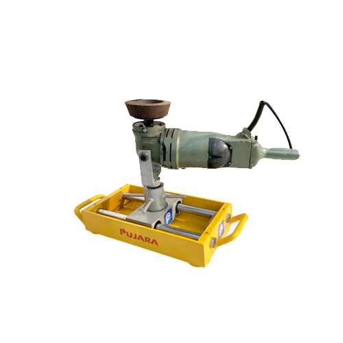 Rail Bottom Grinding Machine - Color: Yellow