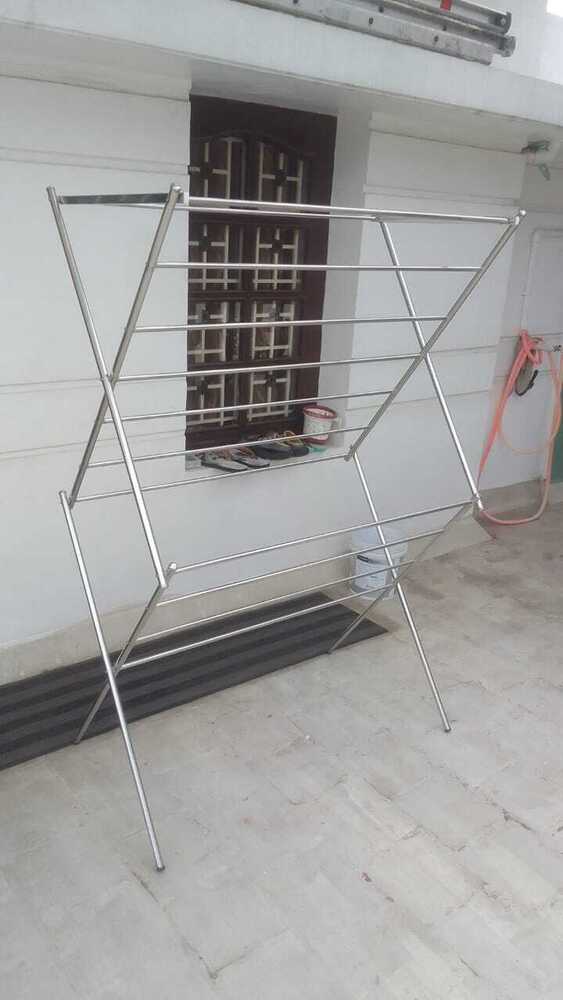 Stainless steel foldable type cloth drying stands in  payed trivandrum