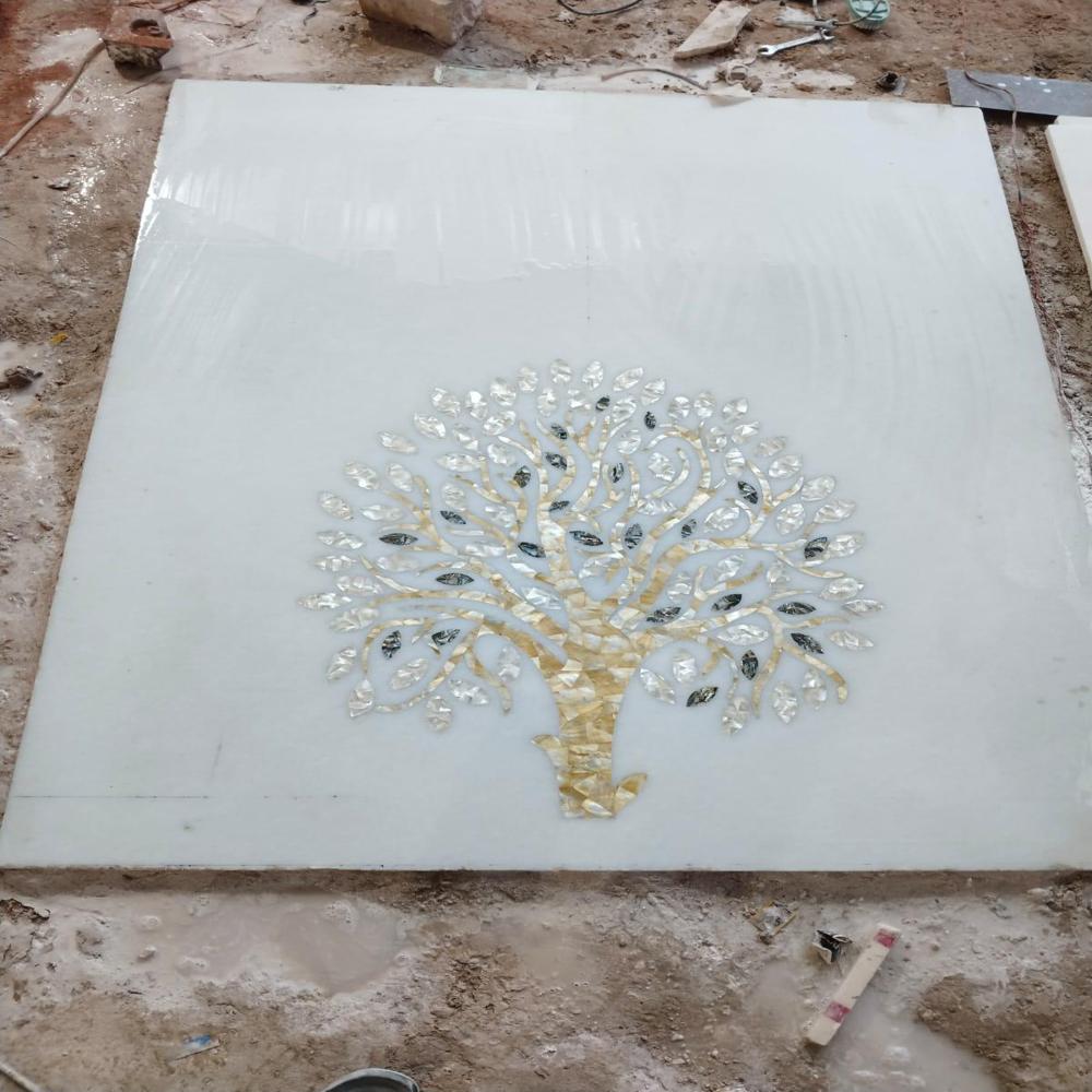 Inlay Marble - Color: White