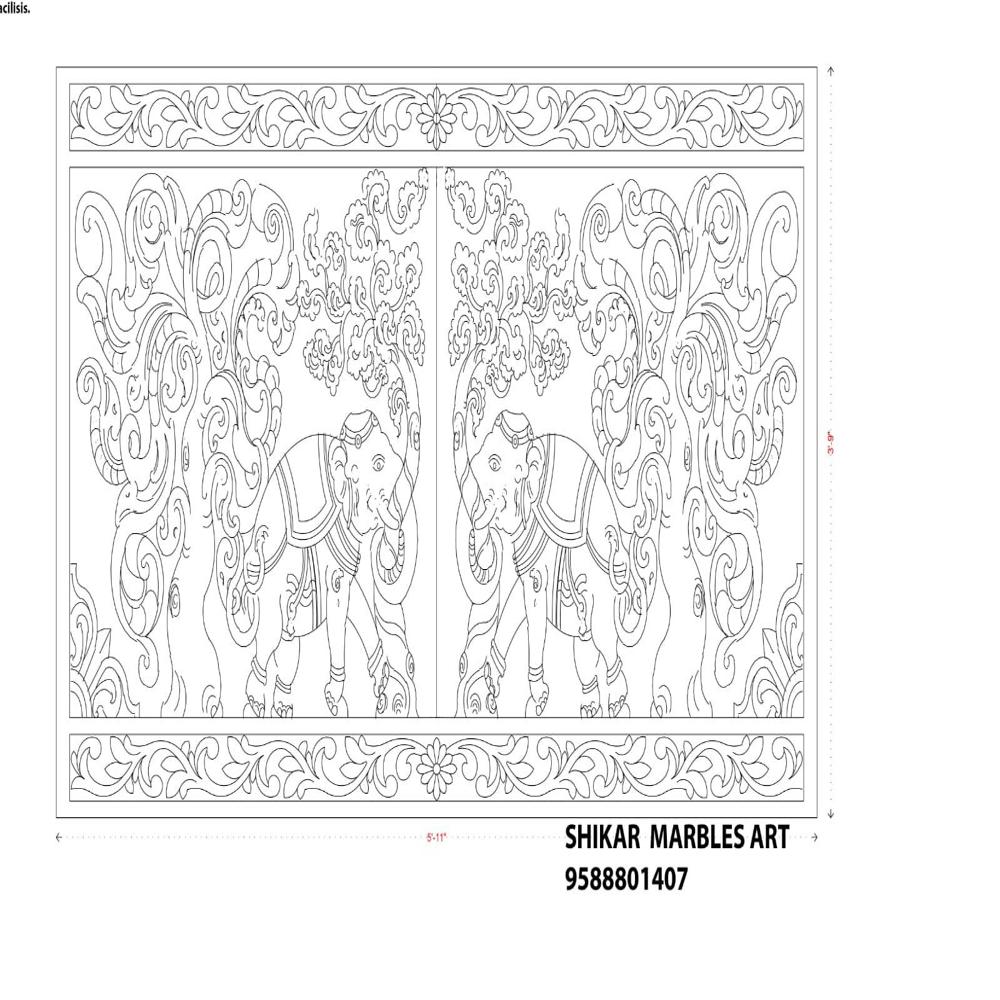 Inlay Marble - Color: White