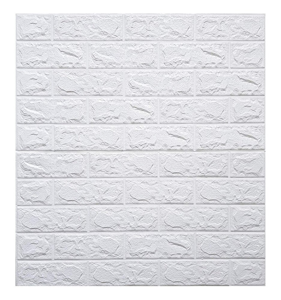 3d Brick Foam Wallpaper - Pe Foam, 70x77 Cm | Modern, Moisture-proof Design For Home, Hotel, Office, And Restaurant Interiors