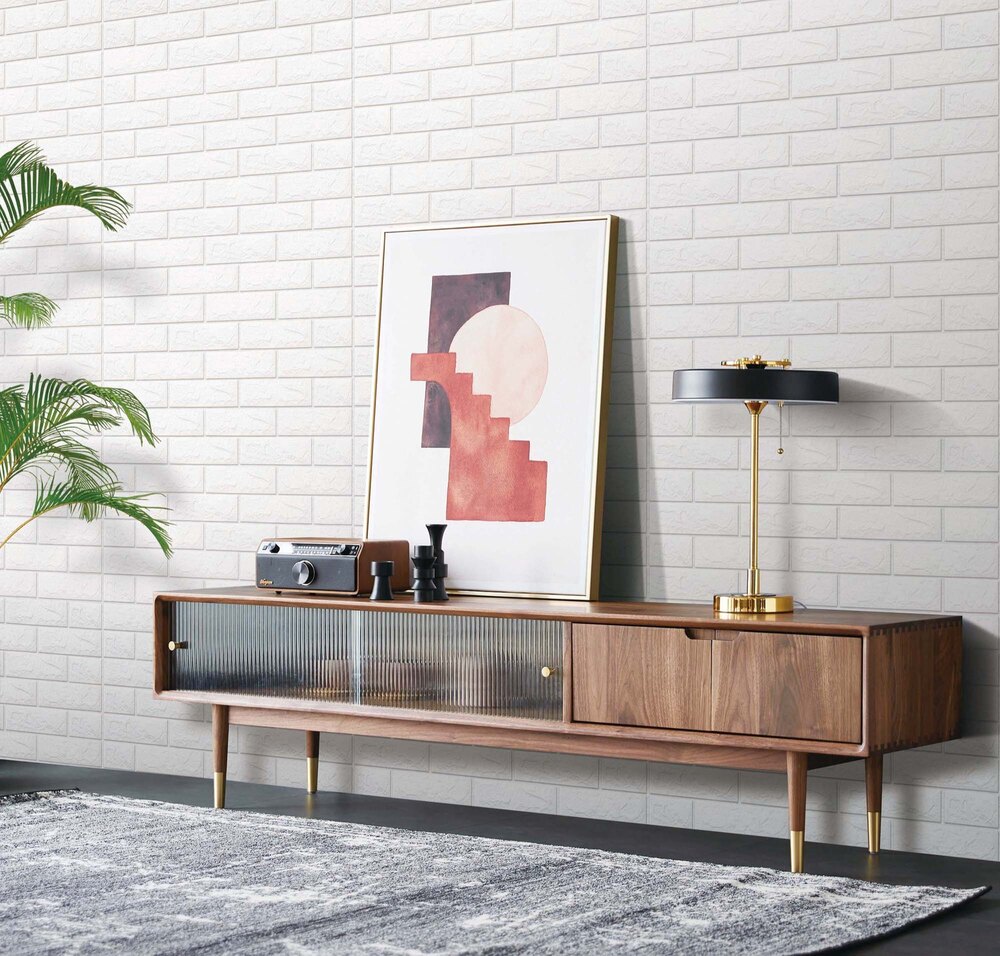 3D Brick Foam Wallpaper