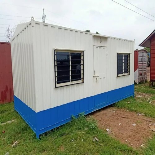 Office Portable Cabin - Floor Material: Metal