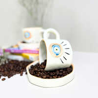 Sunstone Gaze Evil Eye Ceramic Mug And Plate Set