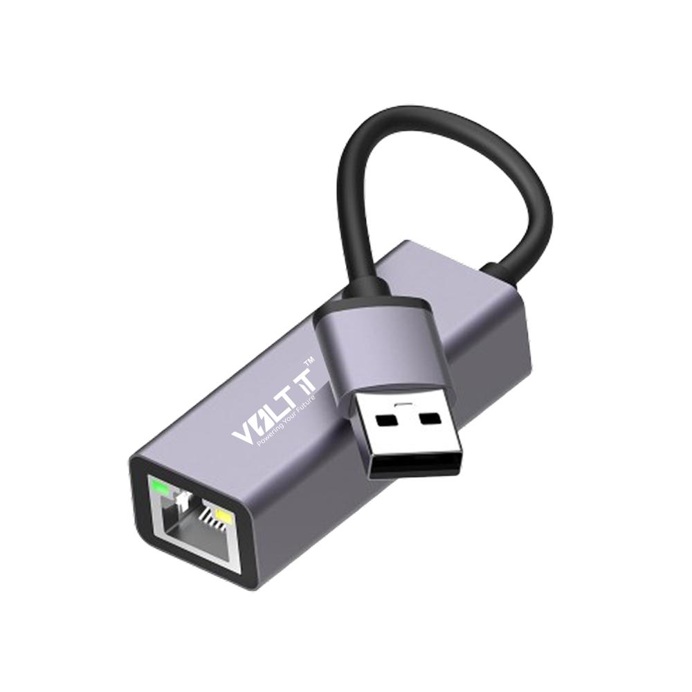 VOLT IT High-Speed USB 3.0 to RJ45 Gigabit Ethernet Adapter, 10/100/1000 MBPS 