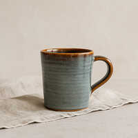 Rustic Stoneware Coffee Mug Minimalist Handmade Ceramic Coffee Cup