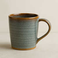 Rustic Stoneware Coffee Mug Minimalist Handmade Ceramic Coffee Cup