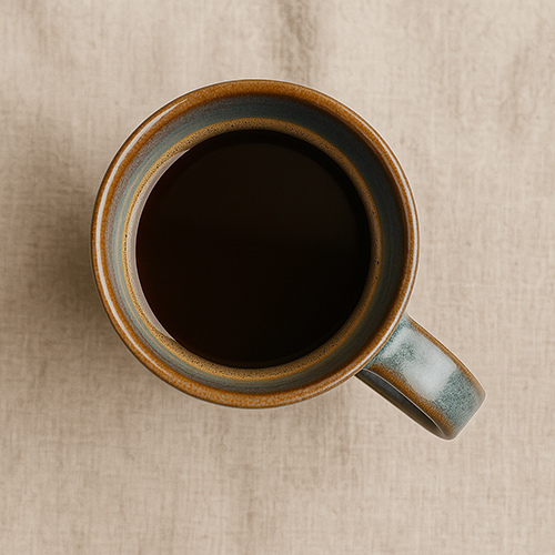 Rustic Stoneware Coffee Mug Minimalist Handmade Ceramic Coffee Cup