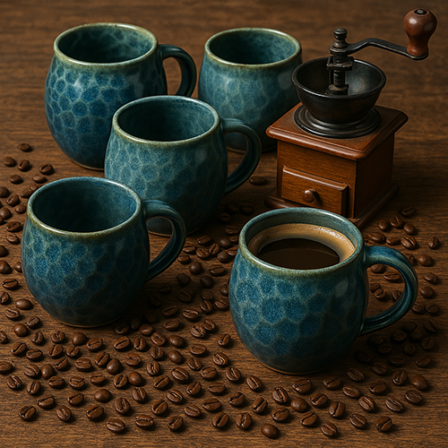 Ocean Moss Handcrafted Speckled Ceramic Mug