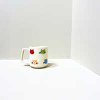 Purrfect Companions Hand-Painted Kitty Face Mug