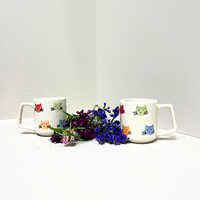 Purrfect Companions Hand-Painted Kitty Face Mug