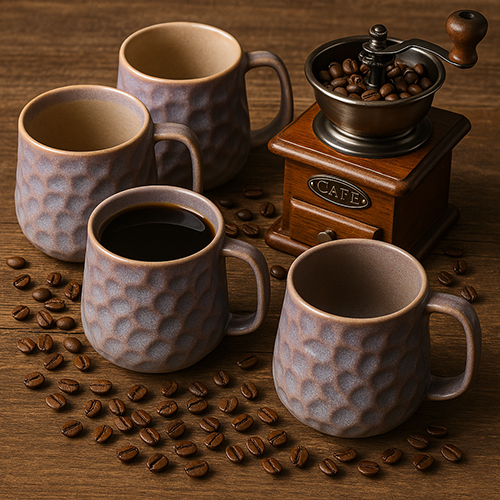 Mesa Textured Ceramic Mug Handmade Stoneware Coffee Cup