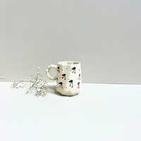 Cherry Pop Handmade Ceramic Mug-Quirky, Playful And Perfectly Imperfect