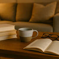 Nordic Claystone Ceramic Cup Matte Glaze With Natural Sandstone Base