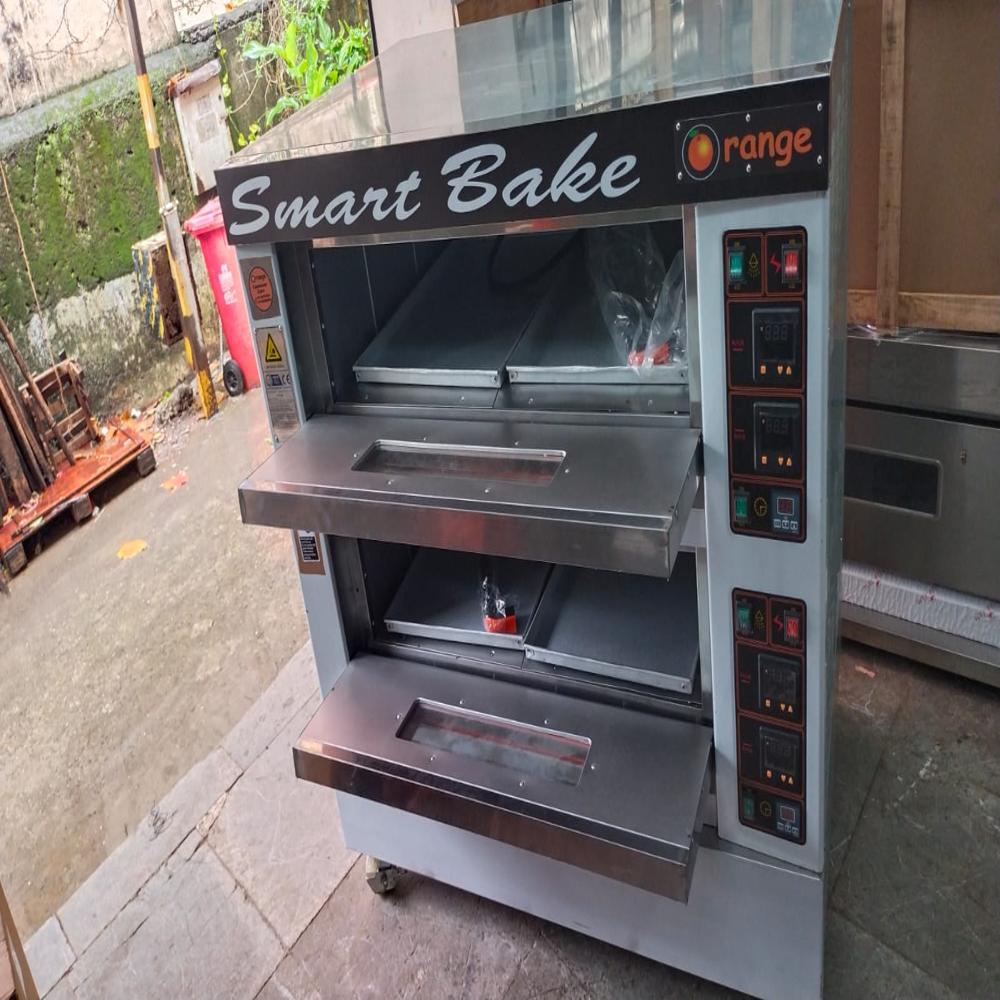 Double Deck Oven Two Tray - Automatic Grade: Semi Automatic