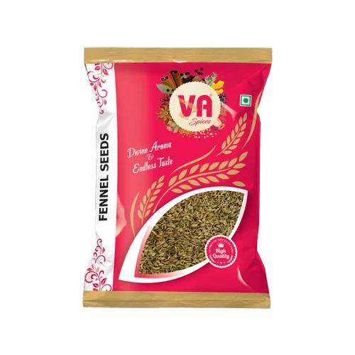 500Gm Natural Fennel Seeds - Color: Green