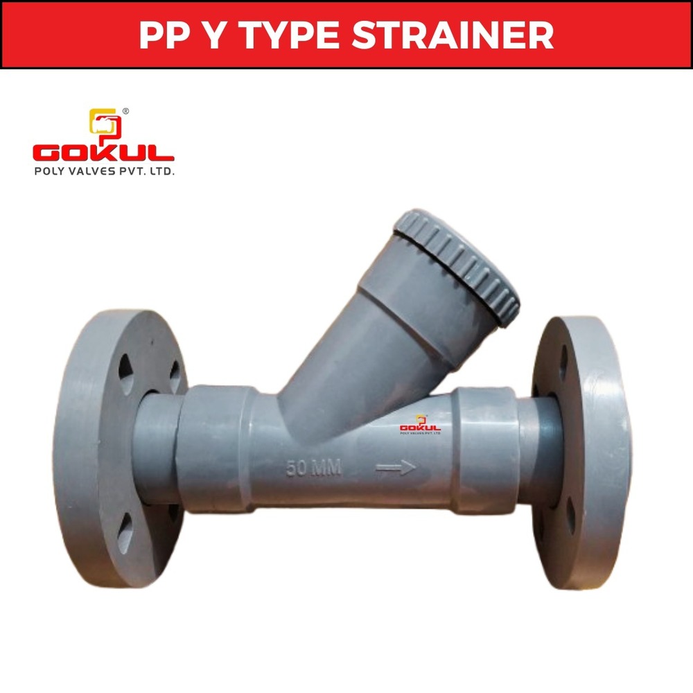 Pp Y Type Strainer Threaded End