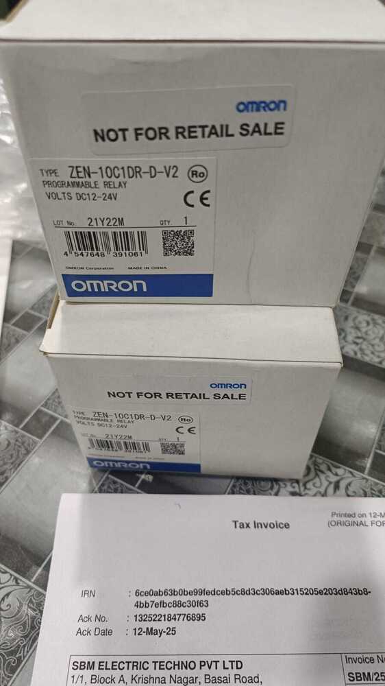 OMRON PROGRAMMABLE RELAY 12 TO 24VDC, ZEN-10C1DR-D-V2