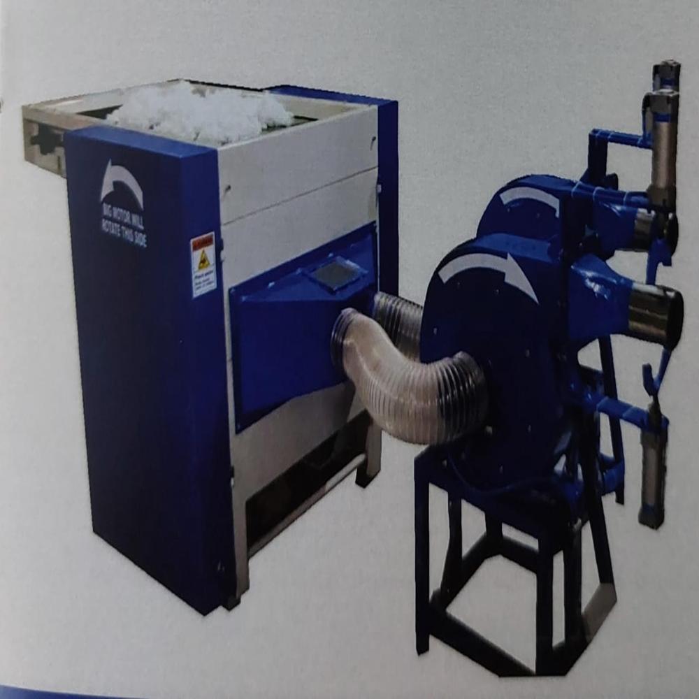 Fiber Filling Machine With Fiber Carding And Cloth Attachment - Filling Material: Ms
