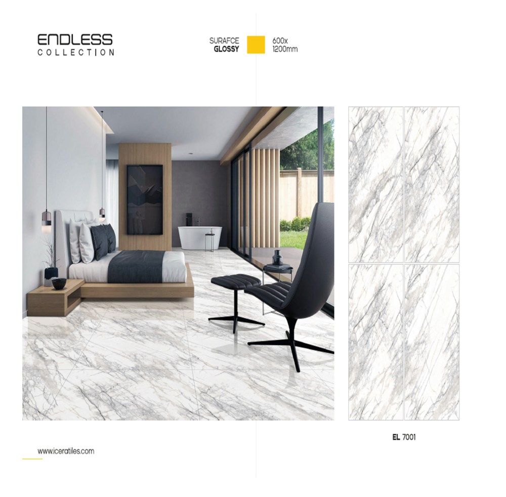 600 X 1200  GLOSSY CERAMIC FLOOR TILES
