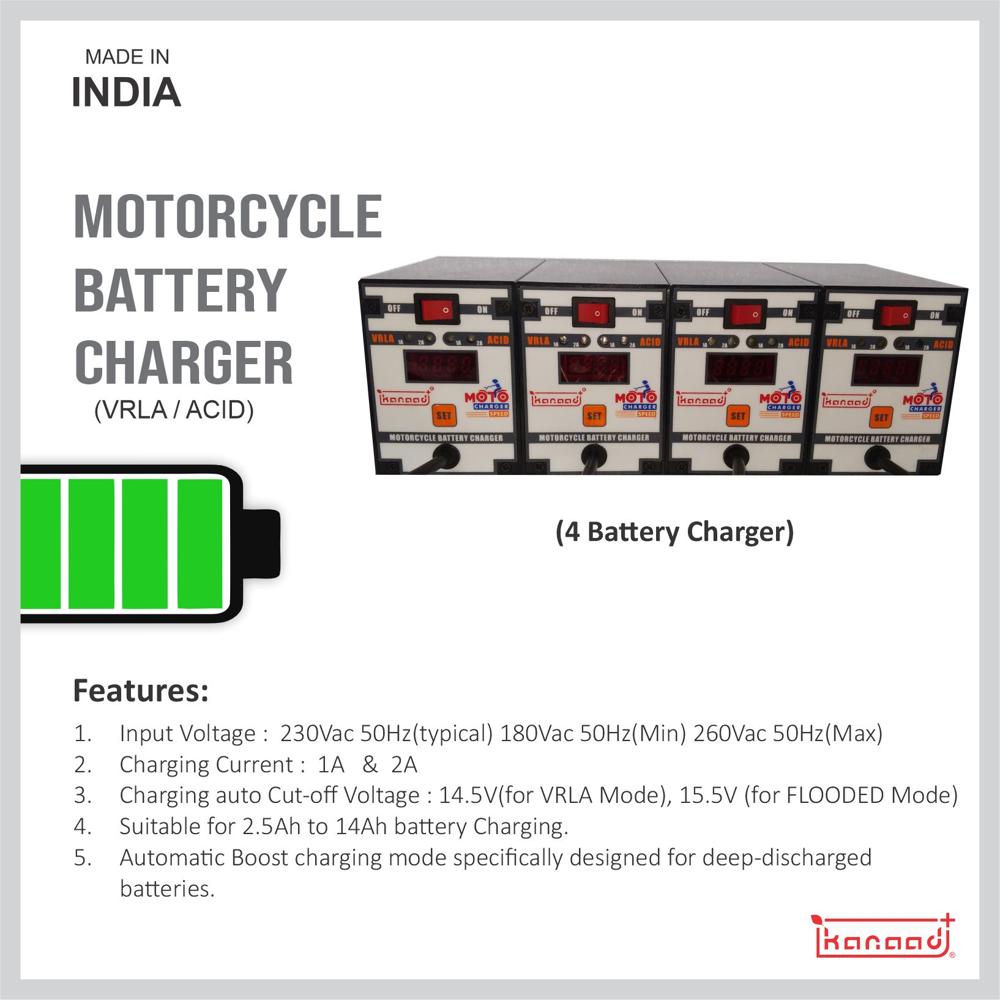 Moto Speed 4 Motorcycle Battery Charger