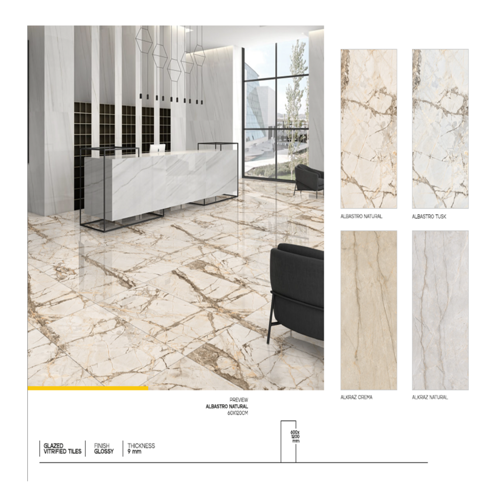 600 X 1200 MM DECORETIVE CERAMIC FLOOR TILES