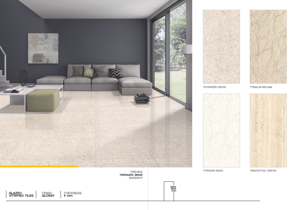 600 X 1200 MM DECORETIVE CERAMIC FLOOR TILES