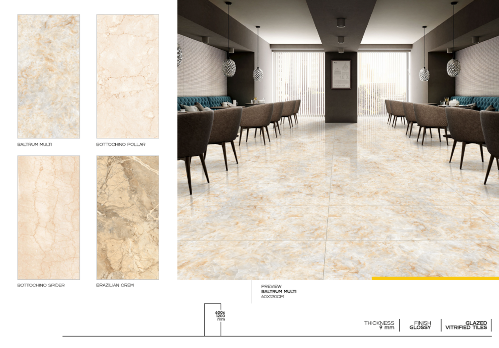 600 X 1200 MM DECORETIVE CERAMIC FLOOR TILES