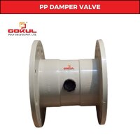 Polypropylene Damper Valves flanged