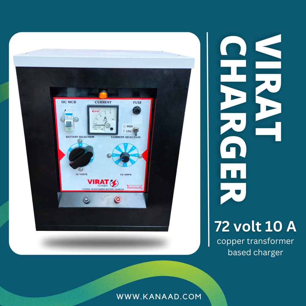 Virat Charger 72V / 10A - Input Voltage: 72 Volt (V)