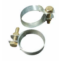 Heavy Duty Hose Clamps - Color: Silver