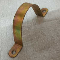4 Inch Mild Steel Saddle Clamp - Color: Silver