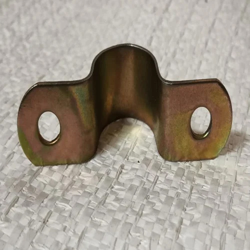 1-2 Inch Mild Steel Saddle Clip - Color: Silver