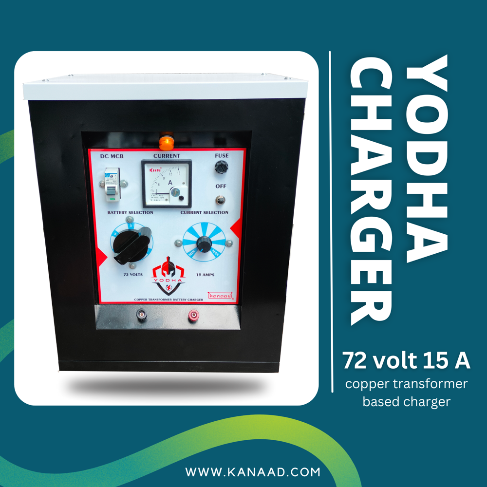Yodha Charger 72V / 15A - Input Voltage: 72 Volt (V)