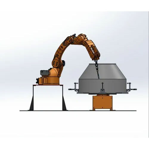 6 Axis Mig Robot With Rotary - Automatic Grade: Automatic