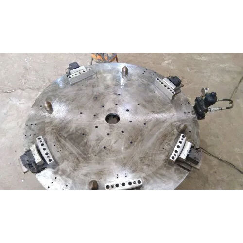 Rotary Fixture For Mig Welding - Color: Silver