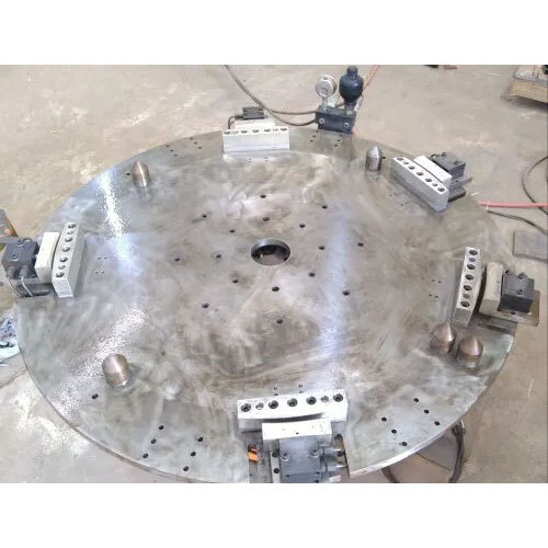 Rotary Fixture For Mig Welding - Color: Silver