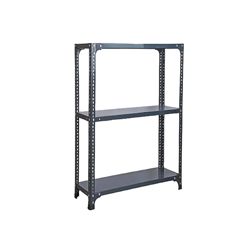 3 Shelves Steel Rack - Color: Gray