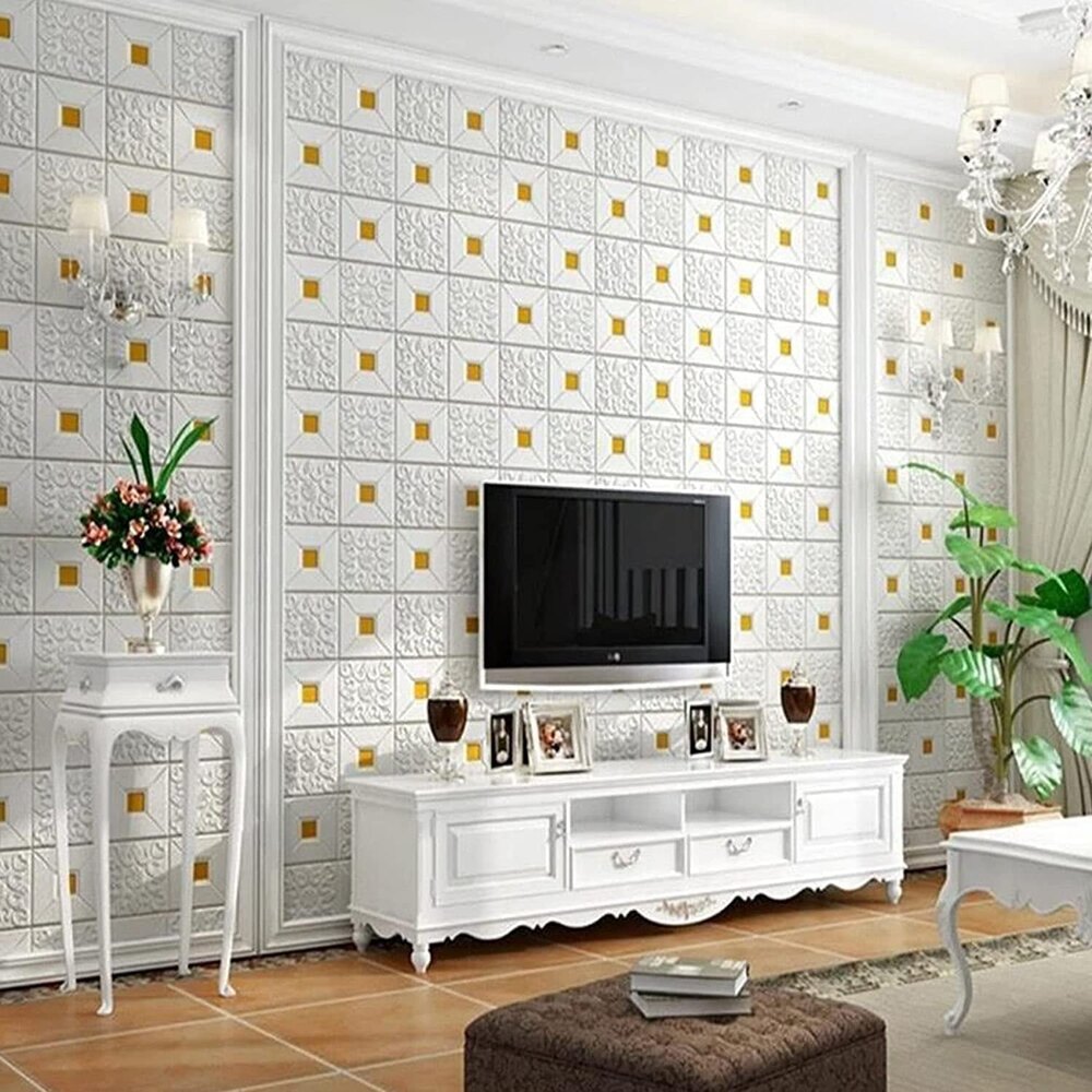 3D FLOWER SELF ADHESIVE WALLPAPER