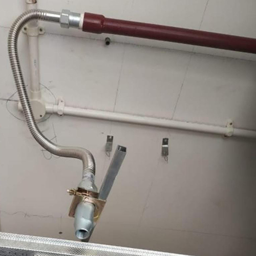 Fire Flexible Pipe - Color: Silver
