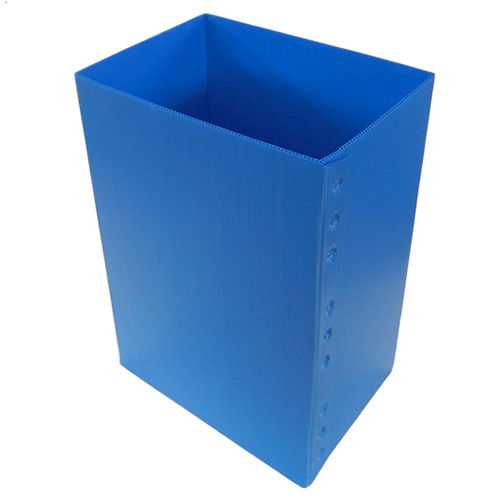 Blue Plastic Corrugated Boxes - Coating Type: Colour Coated